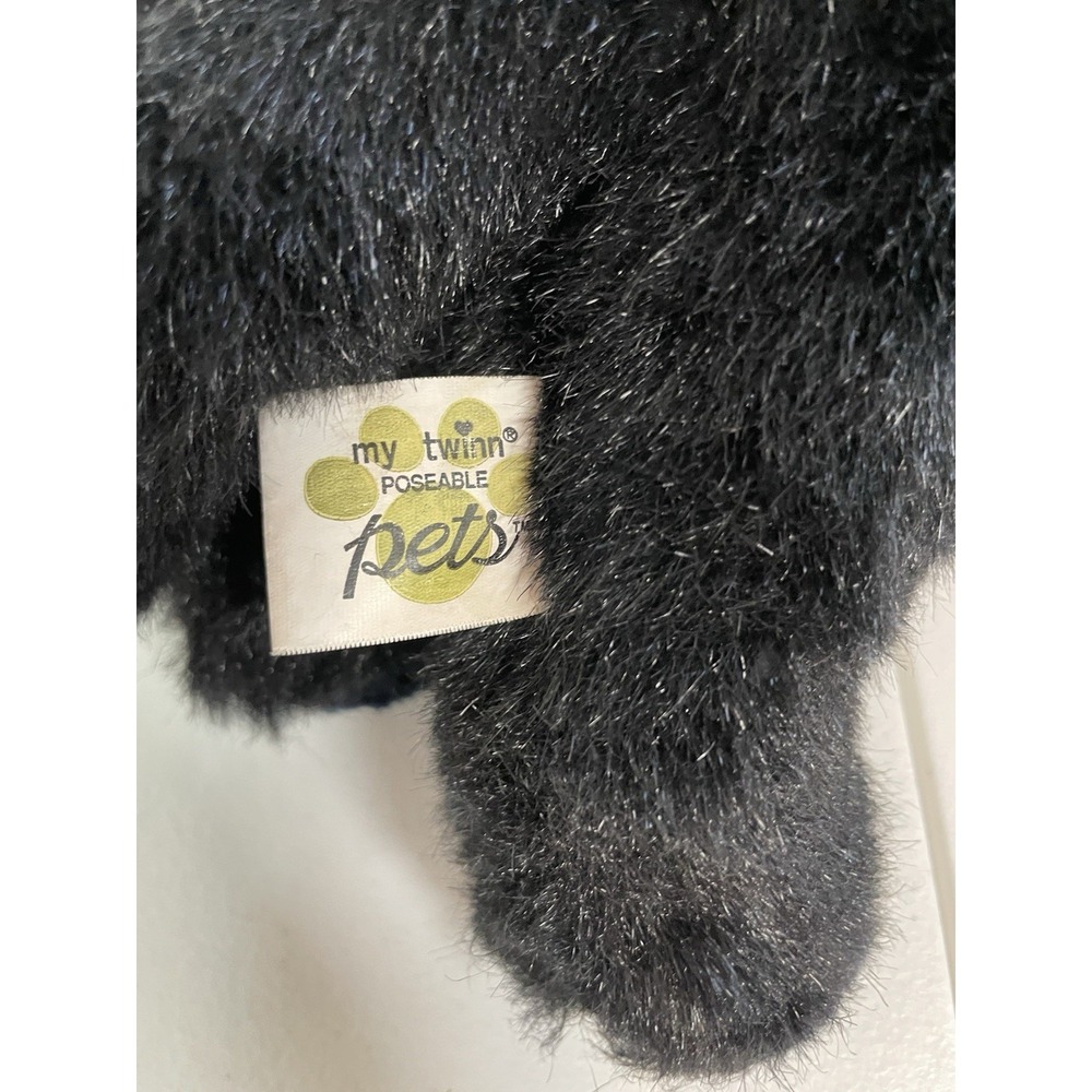 My Twinn Poseable Pets Black Kitty Cat Stuffed Animal Bendable Toy‎ - Picture 4 of 9